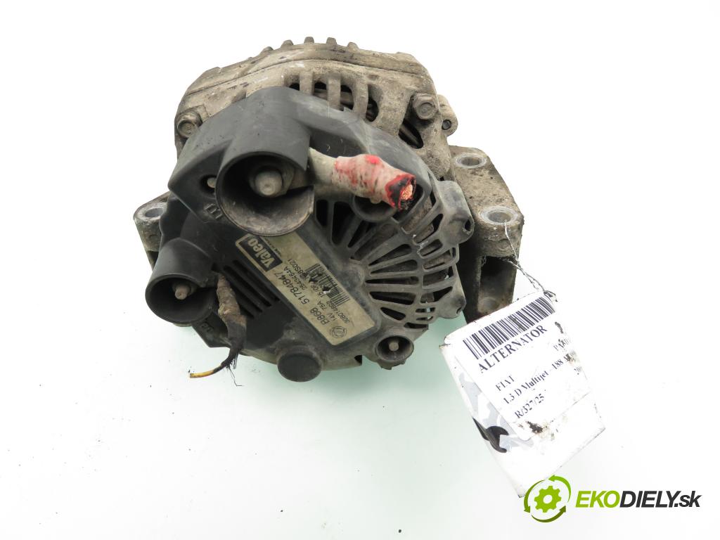 FIAT PANDA Van (169_) VAN 2008 51,00 1.3 D Multijet - 188 A8.000 1248,00 Alternátor 51784847 ; 2543484A (Alternátor)