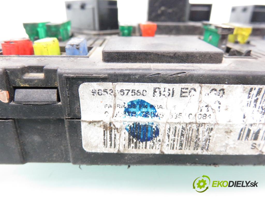 CITROEN BERLINGO FIRST Skrzynia (M_) KOMBIVAN 2005 66,00 2.0 HDI 90 - RHY (DW10TD) 1997,00 MODUL BSI 9653667580 ; S118085320E