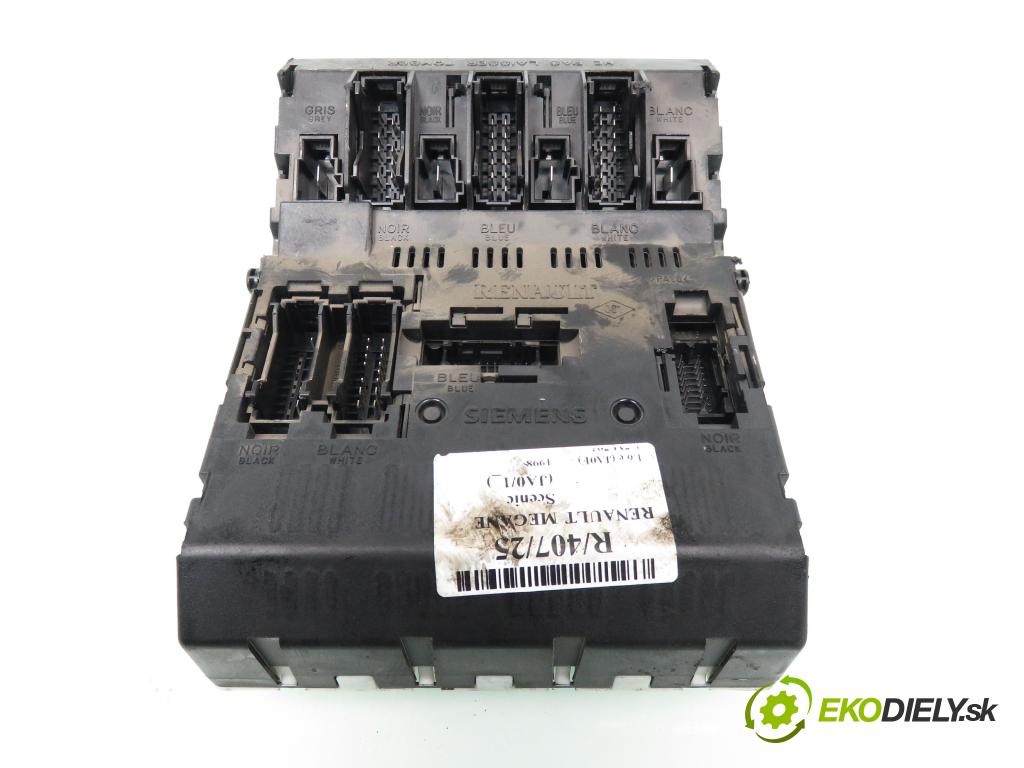 RENAULT MEGANE Scenic (JA0/1_) MINIVAN 1998 66,00 1.6 e (JA0F) - K7M 703 1598,00 MODUL BSI 7703297786J ; S103600301A