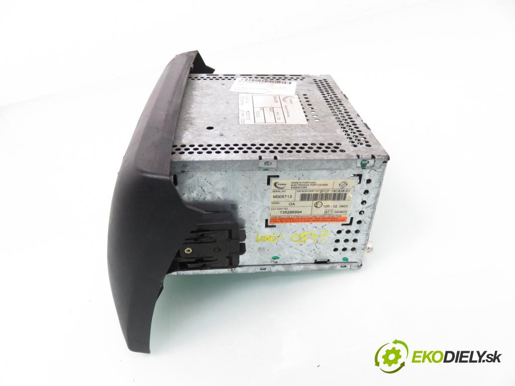 FIAT STILO Multi Wagon (192_) KOMBI 2003 85,00 1.9 JTD - 192 A1.000 1910,00 RADIO modul 735296994