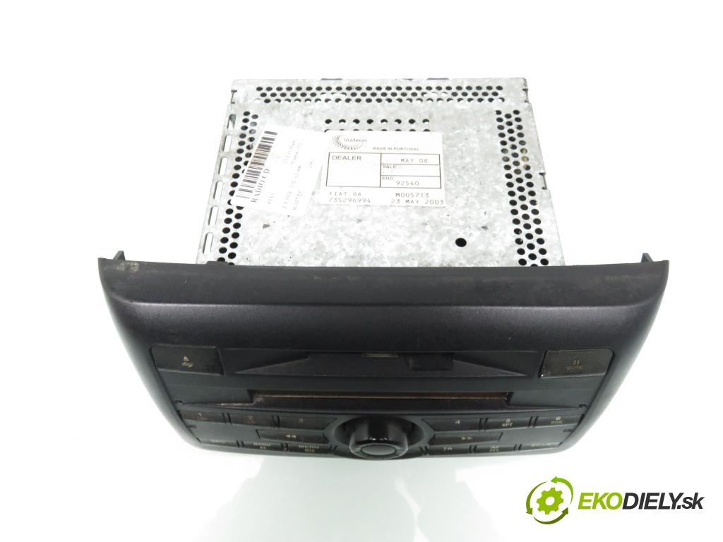 FIAT STILO Multi Wagon (192_) KOMBI 2003 85,00 1.9 JTD - 192 A1.000 1910,00 RADIO modul 735296994