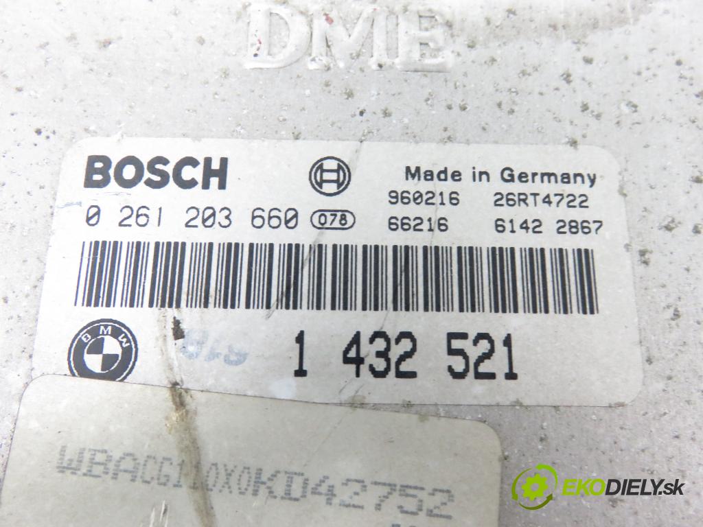 BMW 3 (E36) COMPACT 1996 75,00 316 i 102 - M43 B16 1596,00 Riadiaca jednotka Motor 1432521 ; 0261203660