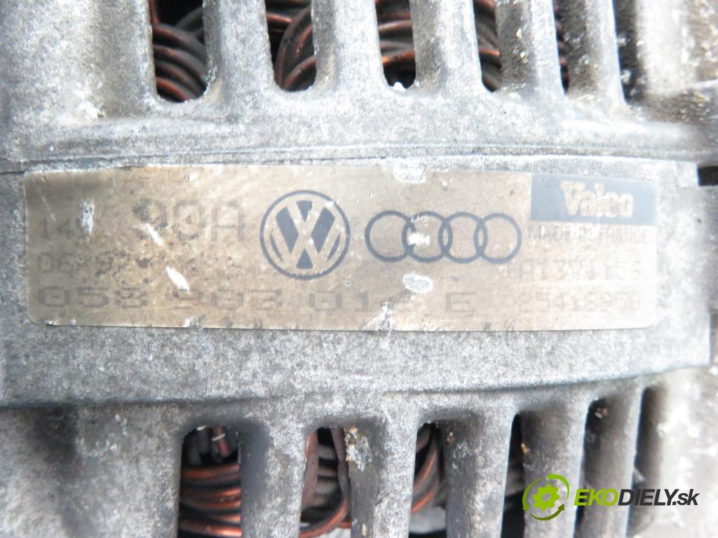 VW PASSAT B5 (3B2) SEDAN 1997 74,00 1.6 - ADP 1595,00 Alternátor 058903016E ; 25418958 (Alternátor)