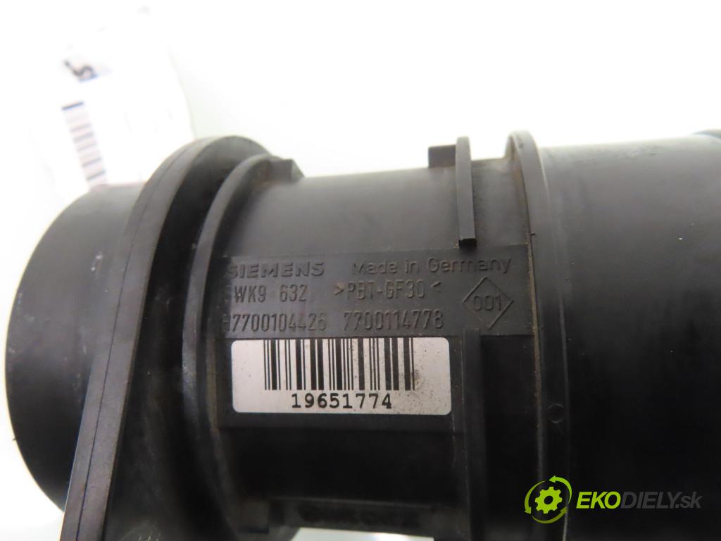 MITSUBISHI CARISMA (DA_) LIFTBACK 2002 75,00 1.9 DI-D 102 - F9Q1 1870,00 váha vzduchu vzduchu H7700104426 ; 5WK9632 ; 7700114778