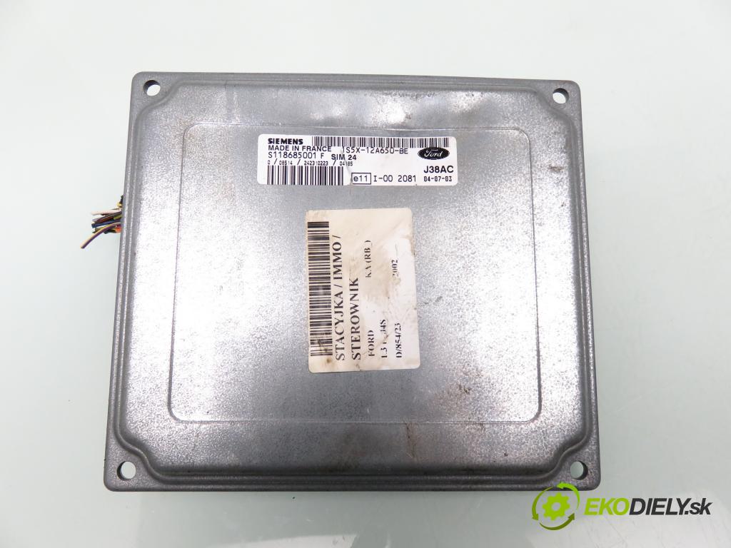 FORD KA (RB_) HB 2002 44,00 1.3 i - J4S 1299,00 Riadiaca jednotka Motor 1S5X12A650BE ; S118685001F
