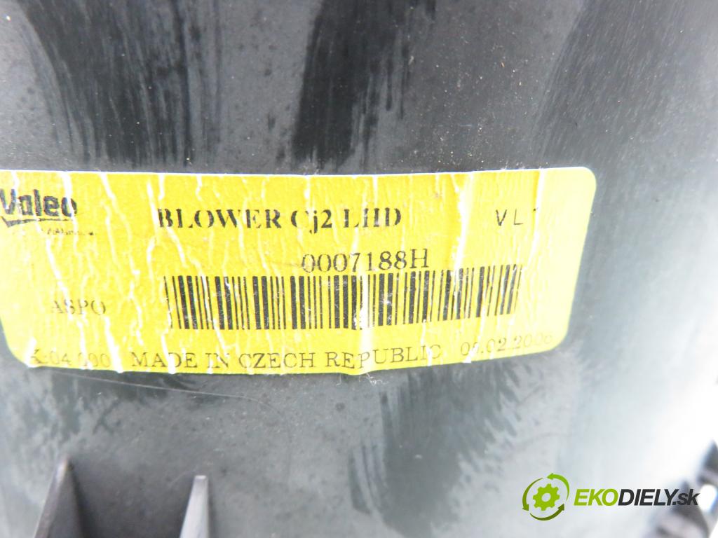 OPEL VECTRA C GTS (Z02) HB 2003 86,00 2.2 DTI 16V 117 - Y 22 DTR 2172,00 Ventilátor vetráku 0007188H ; 73421312U