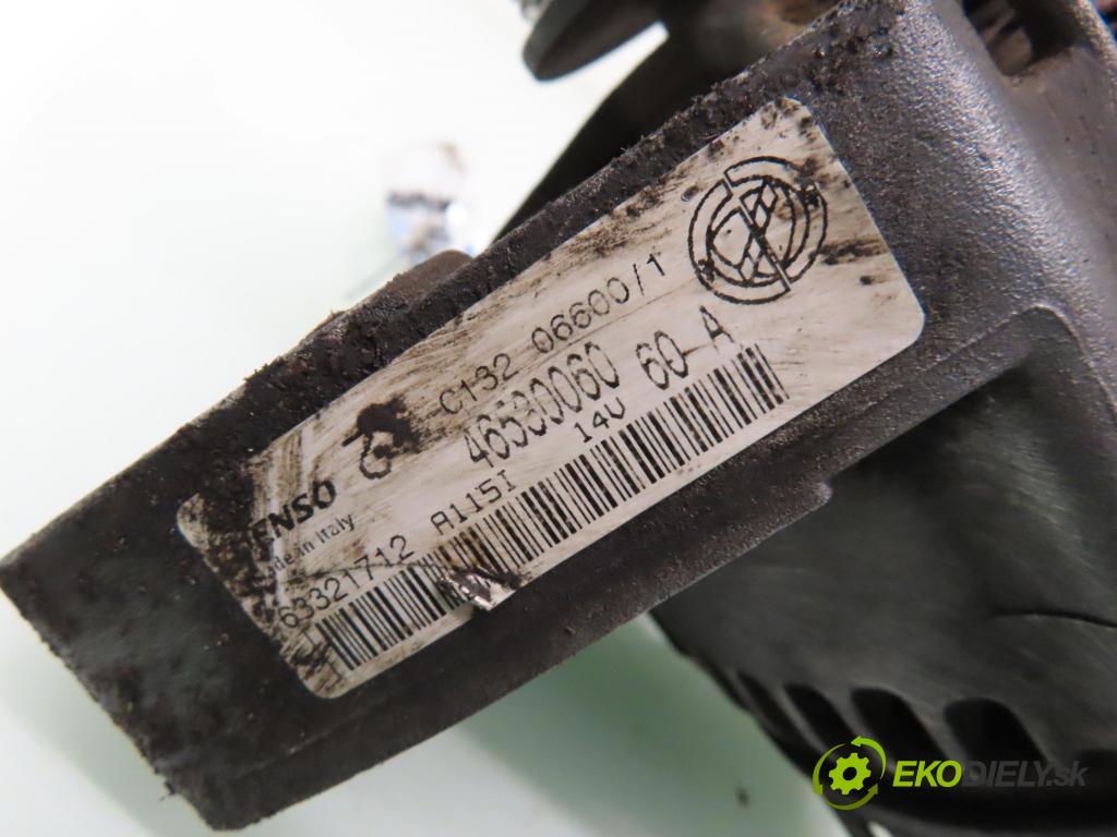 FIAT PUNTO (188_) HB 2002 59,00 1.2 16V 80 - 188 A5.000 1242,00 Alternátor 46530060 ; 63321712 (Alternátor)