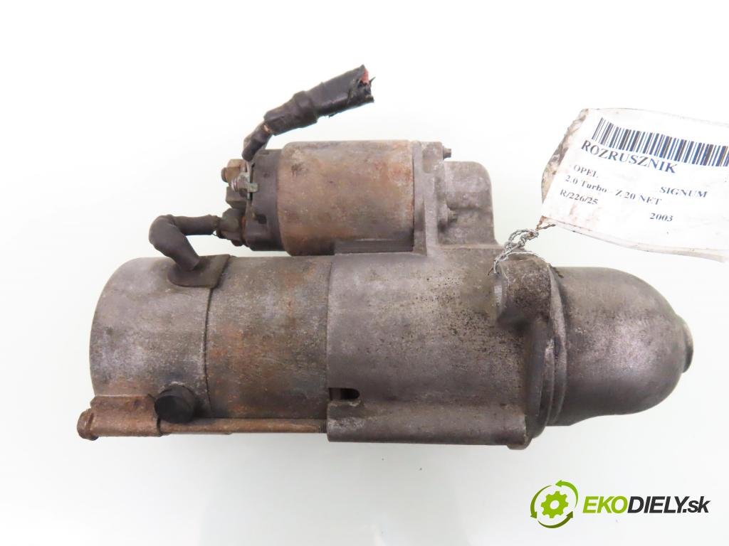 OPEL SIGNUM HB 2003 129,00 2.0 Turbo - Z 20 NET 1998,00 Štartér  (Štartér)