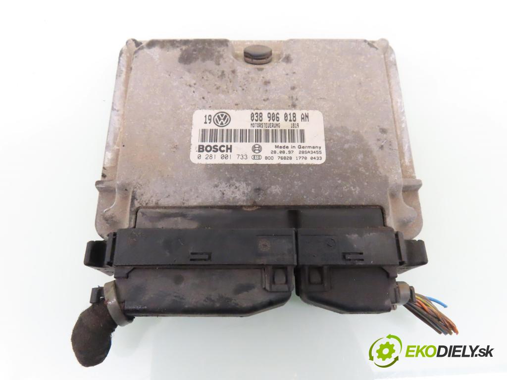 VW GOLF IV (1J1) HB 1997 66,00 1.9 TDI - AGR 1896,00 Riadiaca jednotka Motor 038906018AN ; 0281001733