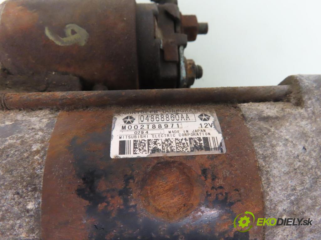 CHRYSLER VOYAGER IV (RG, RS) VAN 2003 105,00 2.5 CRD 143 - ENJ 2499,00 startér 04868860AA ; M002T88971 (Startér)