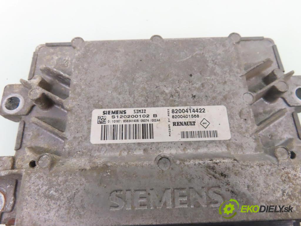 RENAULT MODUS / GRAND MODUS (F/JP0_) HB 2005 55,00 1.2 (JP0C, JP0K, FP0C, FP0K, FP0P, JP0P, JP0T) - D 1149,00 Riadiaca jednotka Motor S120200102B ; 8200414422