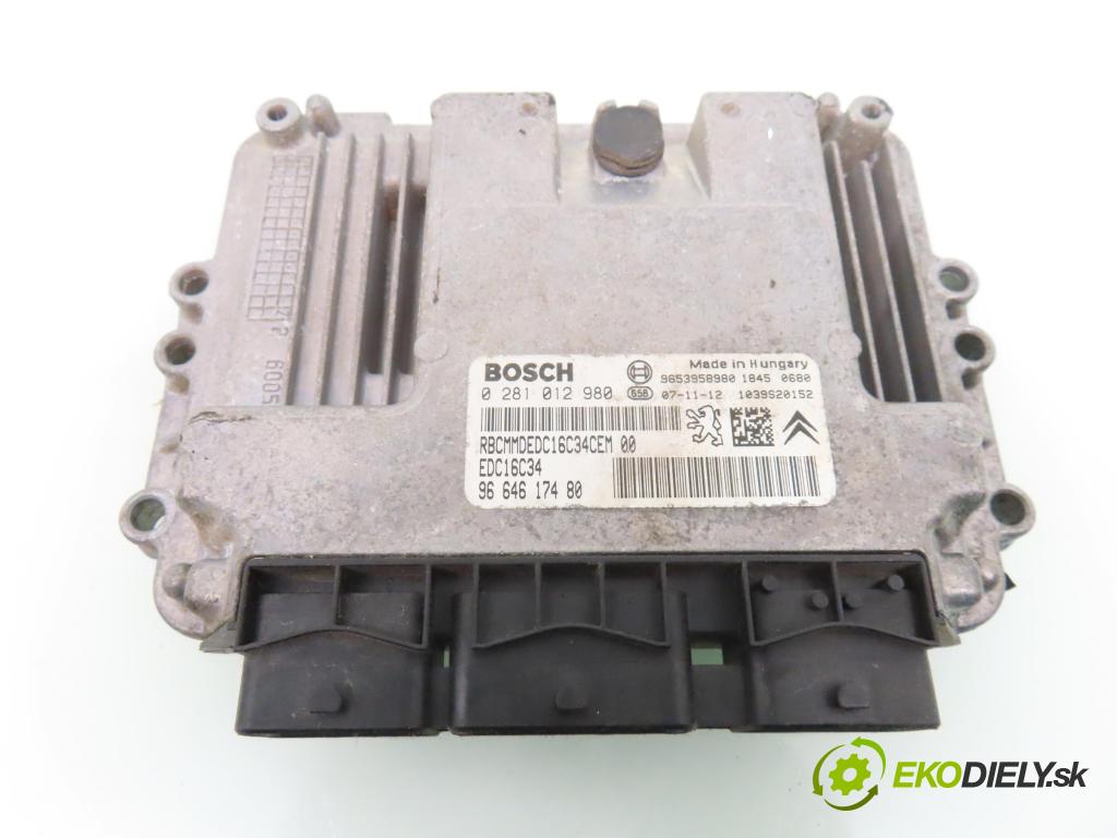 CITROEN C4 Picasso I (UD_) MINIVAN 2007 80,00 1.6 HDi 16V 109 - 9HZ 1560,00 Riadiaca jednotka Motor 0281012980 ; 9664617480