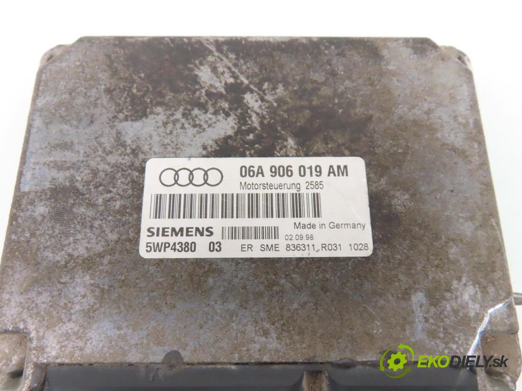 AUDI A3 (8L1) HB 1998 74,00 1.6 - AKL 1595,00 Riadiaca jednotka Motor 06A906019AM ; 5WP4380