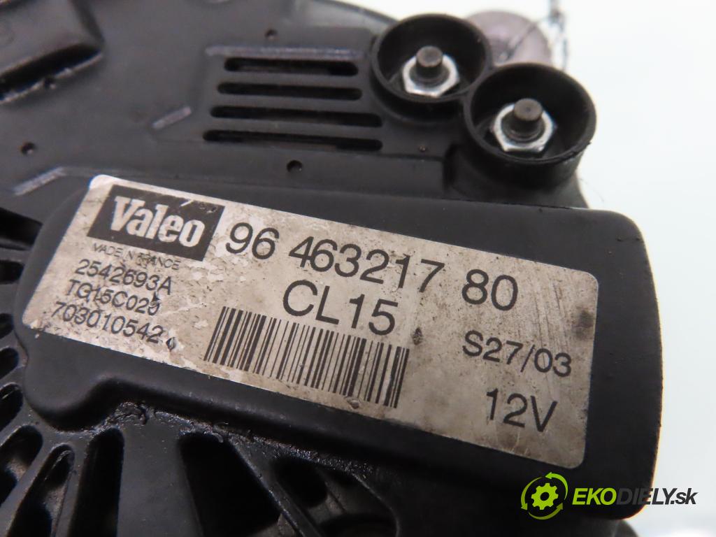 CITROEN C5 I Break (DE_) KOMBI 2003 98,00 2.2 HDi (DE4HXB, DE4HXE) - 4HX (DW12TED4/FAP) 2179,00 Alternátor 9646321780 (Alternátor)