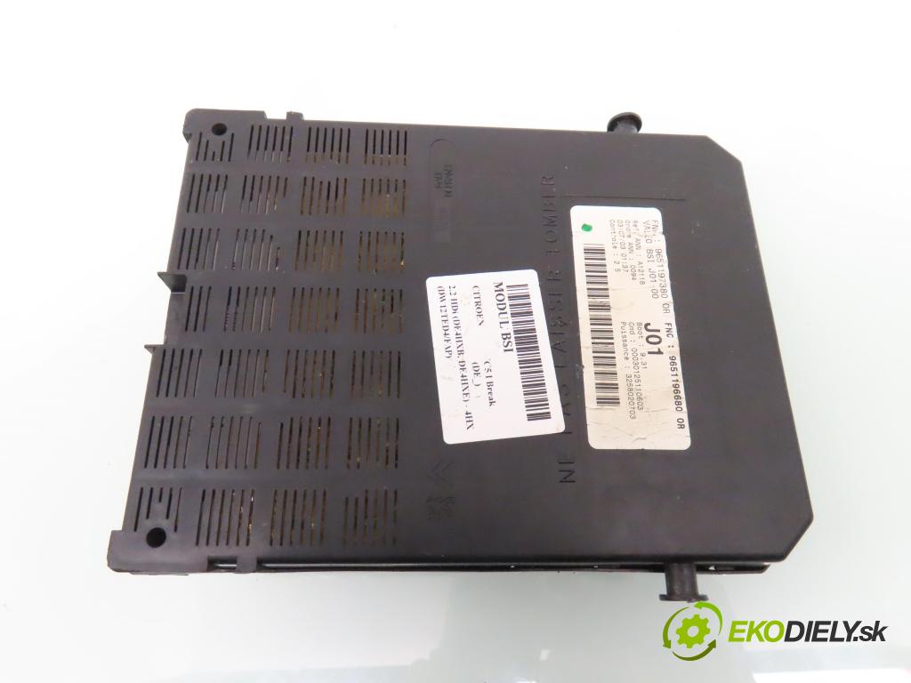 CITROEN C5 I Break (DE_) KOMBI 2003 98,00 2.2 HDi (DE4HXB, DE4HXE) - 4HX (DW12TED4/FAP) 2179,00 MODUL BSI 9651196680 ; 9651197380
