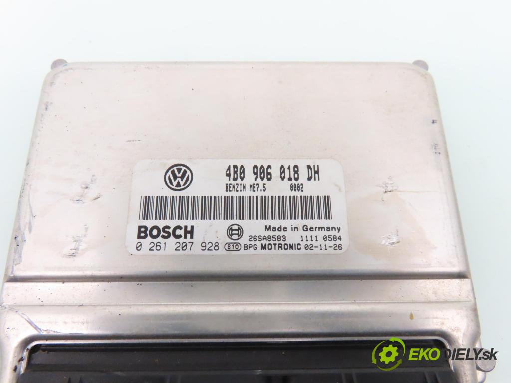 VW PASSAT B5.5 Variant (3B6) KOMBI 2002 110,00 1.8 T 20V - AWT 1781,00 řídící jednotka motora 4B0906018DH ; 0261207928
