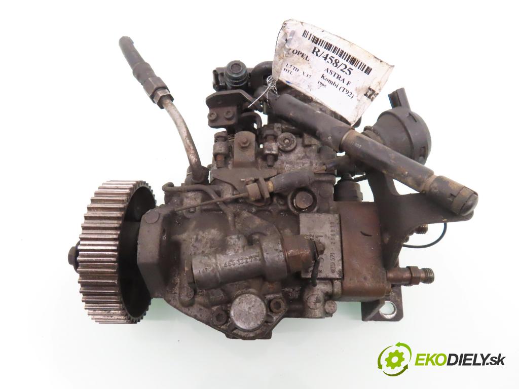 OPEL ASTRA F Kombi (T92) KOMBI 1995 50,00 1.7 TD (GM) - X 17 DTL 1700,00 Pumpa vstrekovacia 0460494372 (Vstrekovacie čerpadlo)