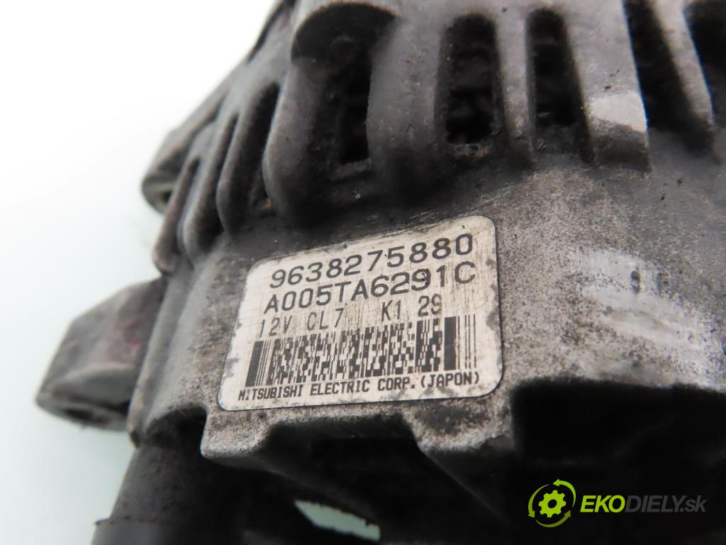 CITROEN BERLINGO / BERLINGO FIRST nadwozie wielkoprzestrzenne (MPV) FURGON 2004 51,00 1.9 D (MFDJY) - DJY (XUD9A) 1905,00 Alternátor 9638275880 ; A005TA6291C (Alternátory)
