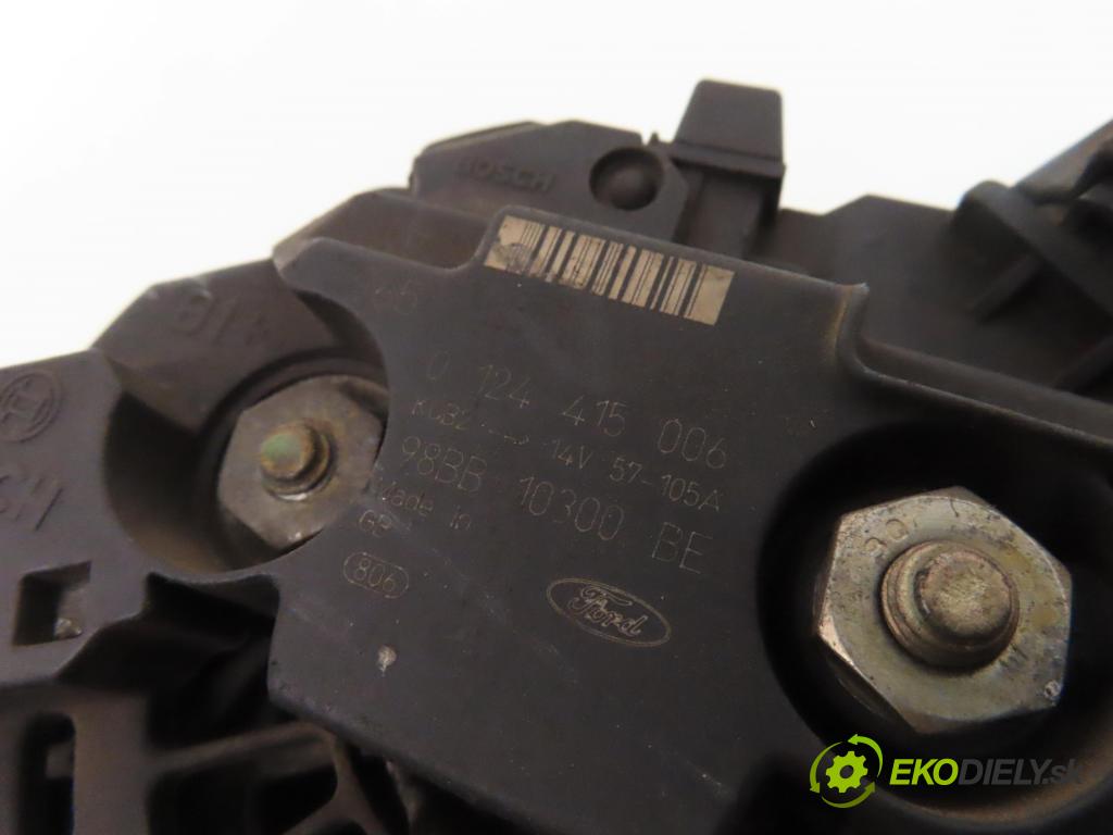 FORD MONDEO II (BAP) SEDAN 1999 96,00 2.0 i - NGB 1988,00 Alternátor 0124415006 ; 98BB10300BE (Alternátory)