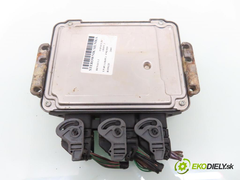 RENAULT ESPACE IV (JK0/1_) VAN 2005 85,00 1.9 dCi 116 - F9Q 820 1870,00 Riadiaca jednotka Motor 0281011723 ; 8200311539