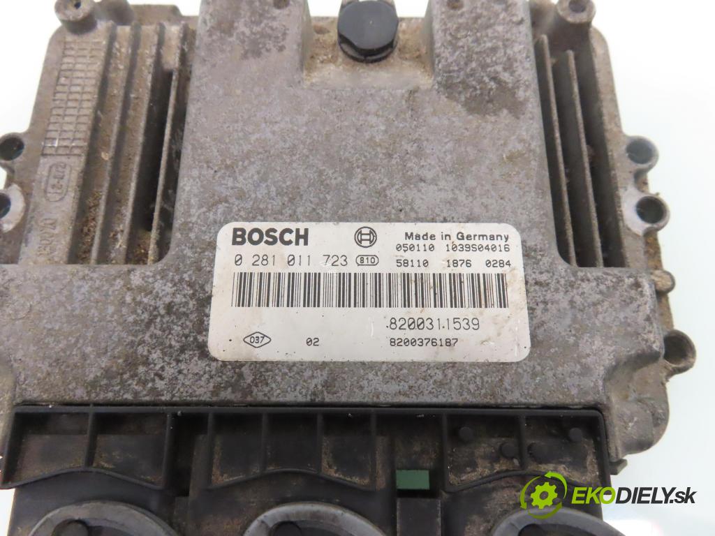 RENAULT ESPACE IV (JK0/1_) VAN 2005 85,00 1.9 dCi 116 - F9Q 820 1870,00 Riadiaca jednotka Motor 0281011723 ; 8200311539