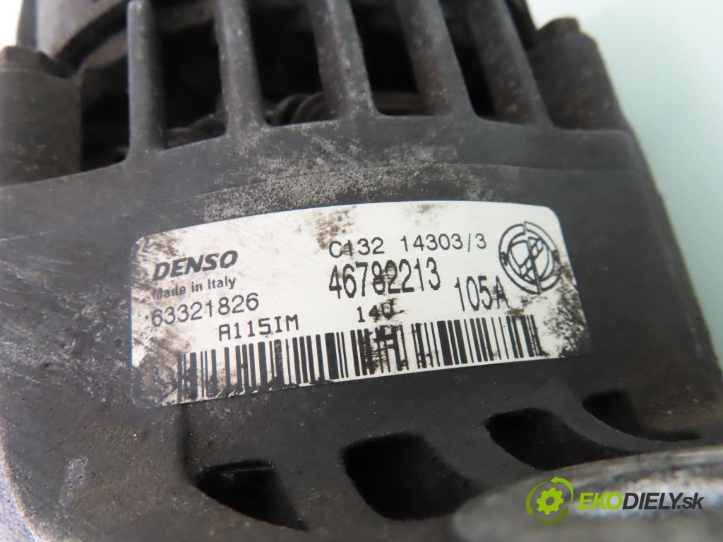 FIAT PUNTO (188_) HB 2003 63,00 1.9 JTD - 188 A7.000 1910,00 Alternátor 46782213 ; 63321826 (Alternátor)