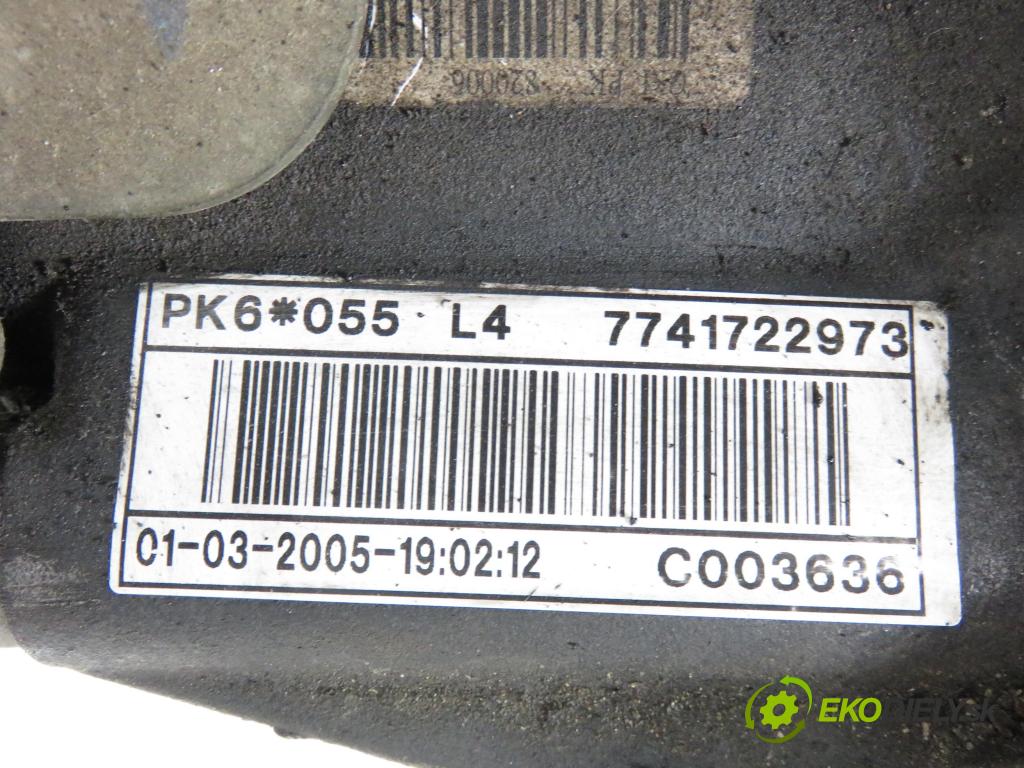 RENAULT ESPACE IV (JK0/1_) VAN 2005 85,00 1.9 dCi 116 - F9Q 820 1870,00 Prevodovka MANUALNA PK6055