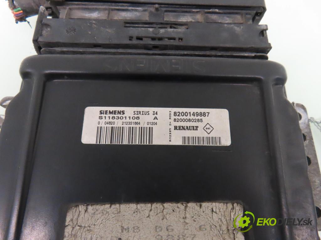 RENAULT SCENIC I (JA0/1_) MINIVAN 2001 79,00 1.6 - K4M 700 1598,00 Riadiaca jednotka Motor S118301108A ; 8200149887