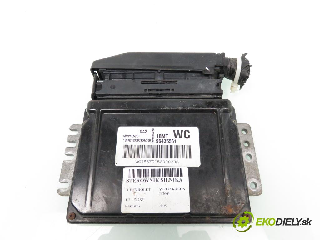 CHEVROLET AVEO / KALOS liftback (T200) HB 2005 53,00 1.2 - F12S3 1150,00 Riadiaca jednotka Motor 96435561 ; 5WY1E57D