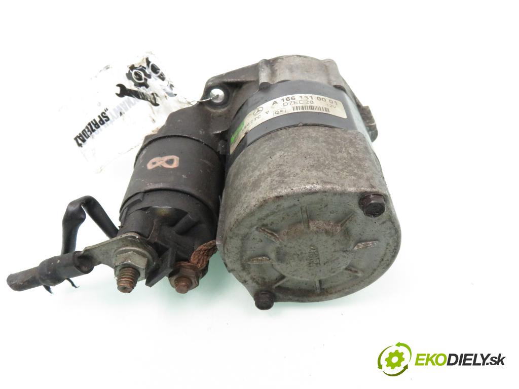 MERCEDES-BENZ KLASA A (W168) HB 2002 75,00 1.6 102 A 160  M 166.960 1598,00 startér A1661510001 (Startér)