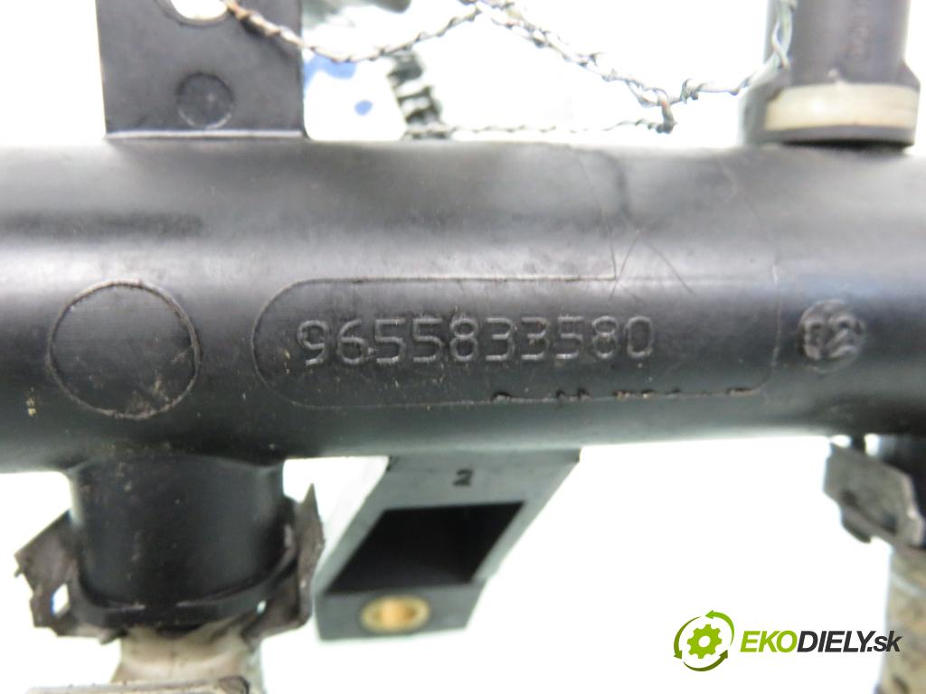 PEUGEOT 206 liftback (2A/C) HB 2000 55,00 1.4 75 - KFW 1360,00 lišta vstřikovací 9655833580 (Vstřikovací lišta)