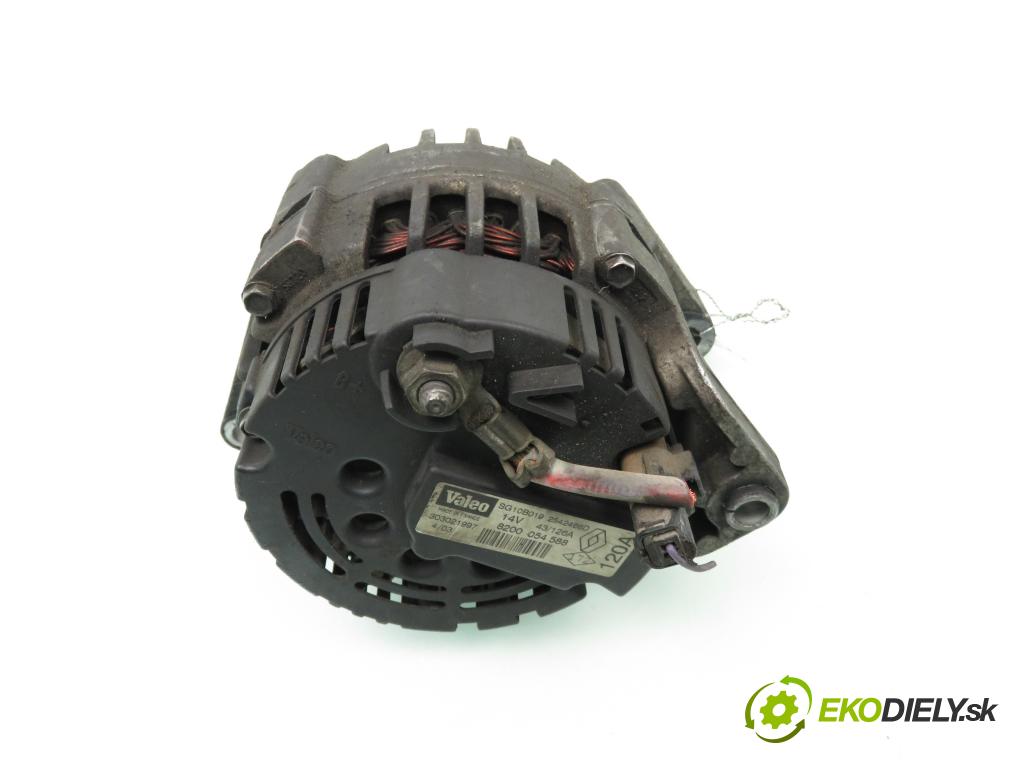 RENAULT SCENIC I (JA0/1_) MINIVAN 2000 75,00 1.9 dCi 102 - F9Q 732 1870,00 Alternátor 8200054588 ; 2542466D (Alternátor)