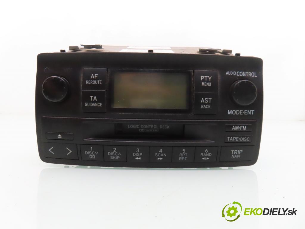 TOYOTA COROLLA (_E12_) HB 2002 81,00 1.6 VVT-i (ZZE121_) - 3ZZ-FE 1598,00 RADIO Modul 8612002250