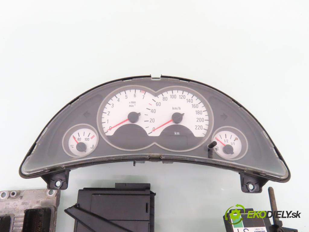 OPEL CORSA C (X01) HB 2001 55,00 1.2 16V 75 - Z 12 XE 1199,00 spinačka / imobilizéra IMMO / Riadiaca jednotka 0261206074 ; 09115112 ; 09166823FW