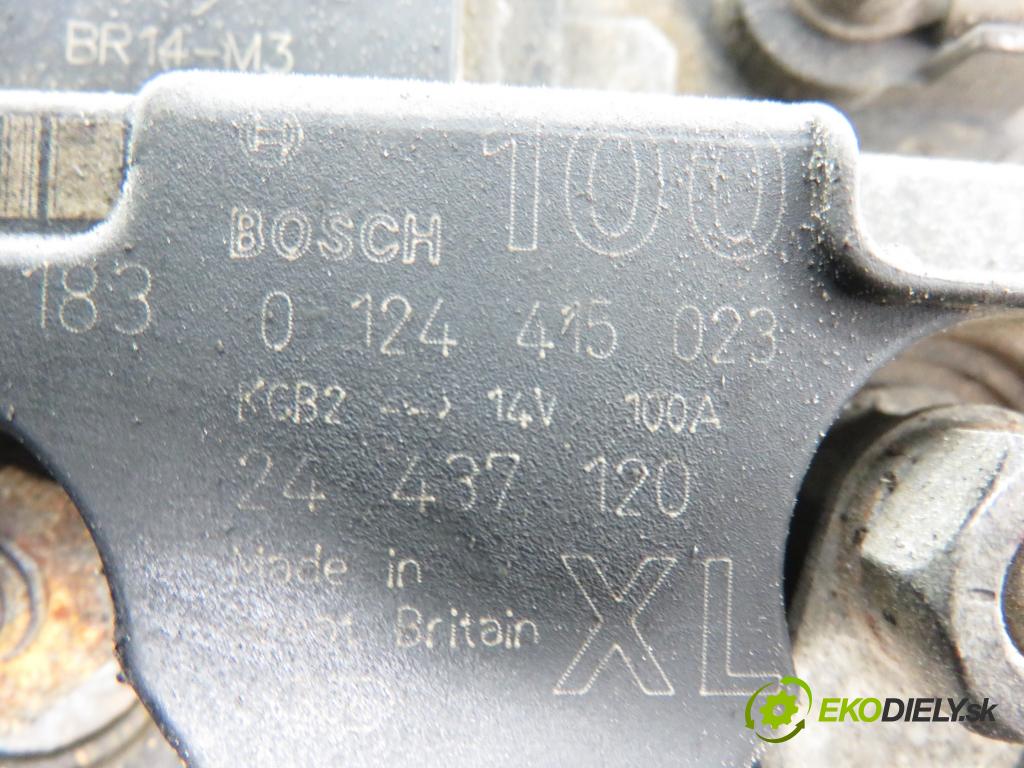 OPEL CORSA C (X01) HB 2002 43,00 1.0 12V 58 - Z 10 XE 973,00 Alternátor 0124415023 ; 24437120 (Alternátor)