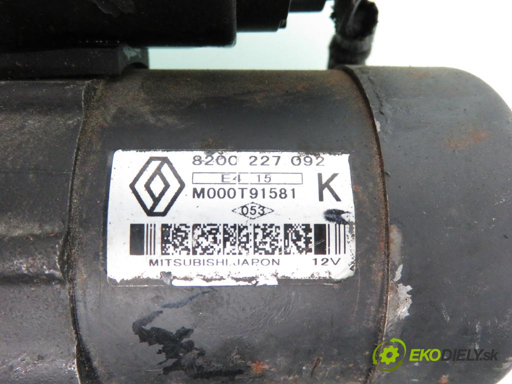 RENAULT THALIA I (LB0/1/2_) SEDAN 2003 48,00 1.5 dCi 65 - K9K 700 1461,00 startér 8200227092 ; M000T91581 (Startér)