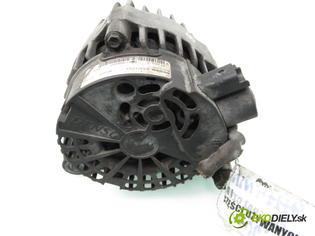 PEUGEOT 206 liftback (2A/C) HB 2003 44,00 1.1 60 - HFZ 1124,00 Alternátor 9641398480 ; 63321733 (Alternátor)