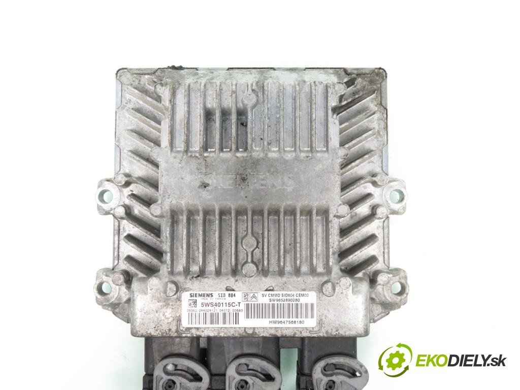 CITROEN C2 (JM_) HB 2004 52,00 1.4 HDi - 8HX (DV4TD) 1398,00 Riadiaca jednotka Motor 9647568180 ; 5WS40115CT