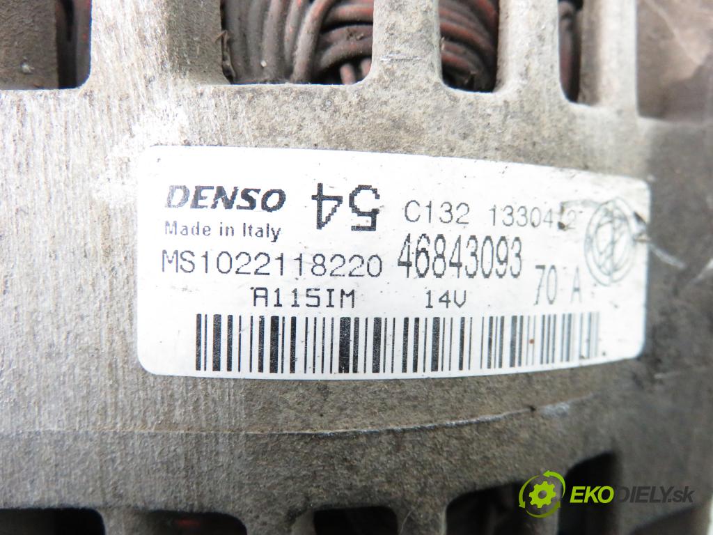 FIAT PANDA (169_) HB 2004 40,00 1.1 54 - 187 A1.000 1108,00 Alternátor 46843093 ; MS1022118220 (Alternátor)