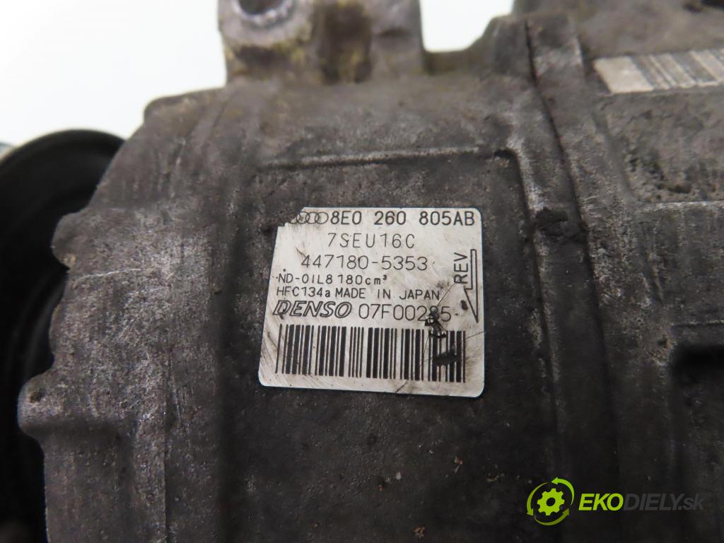 AUDI A4 Avant (8E5, B6) KOMBI 2002 96,00 1.9 TDI - AWX 1896,00 KOMPRESOR: klimatizácie 8E0260805AB ; 4471805353 (Kompresor klimatizácie)