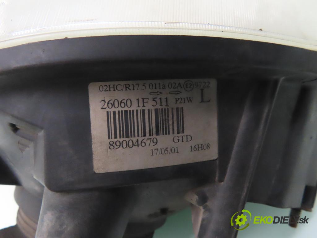 NISSAN MICRA II (K11) HB 2001 44,00 1.0 i 16V 998,00 Svetlo LP 260601F511 ; 89004679