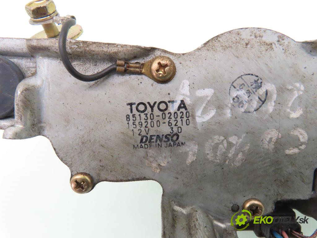 TOYOTA COROLLA (_E12_) HB 2002 81,00 1.6 VVT-i (ZZE121_) - 3ZZ-FE 1598,00 motorek stěrače ZADNÍ: 8513002020 ; 1592006210