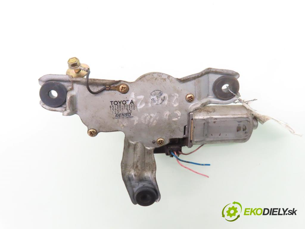 TOYOTA COROLLA (_E12_) HB 2002 81,00 1.6 VVT-i (ZZE121_) - 3ZZ-FE 1598,00 motorek stěrače ZADNÍ: 8513002020 ; 1592006210