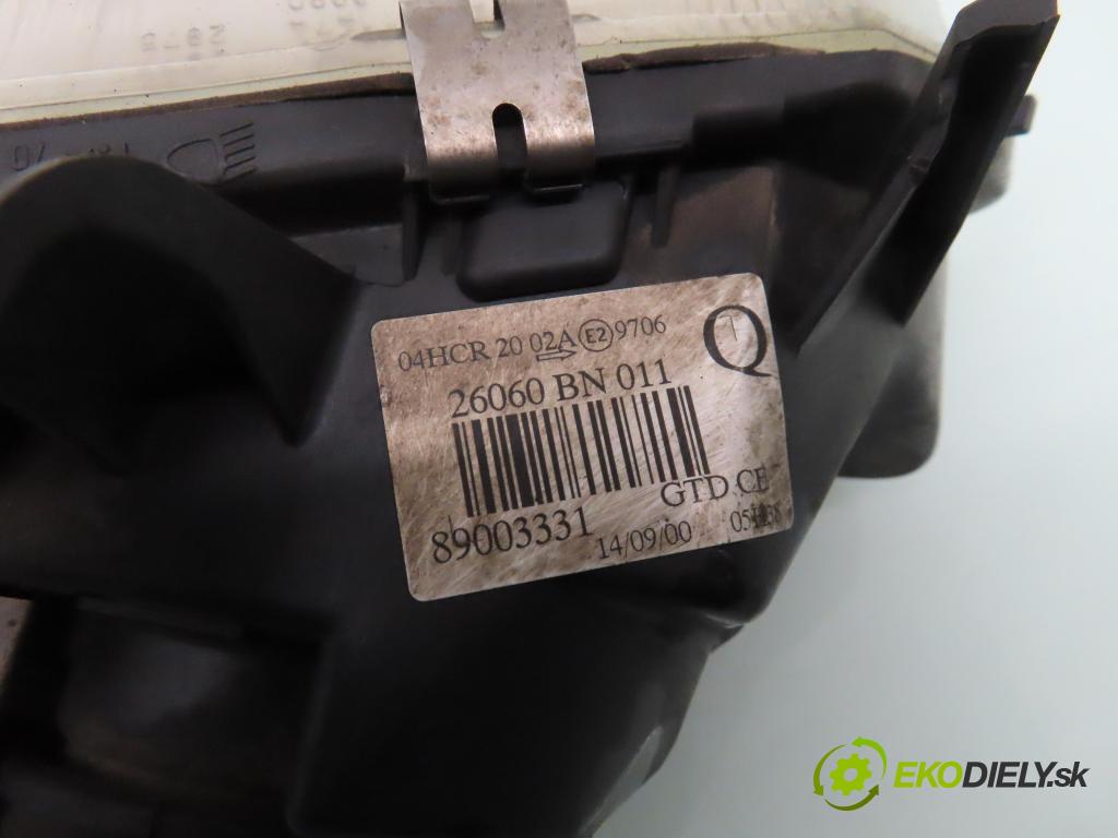 NISSAN ALMERA II (N16) HB 2000 84,00 1.8 - QG18DE 1769,00 světlo LP 26060BN011 ; 89003331
