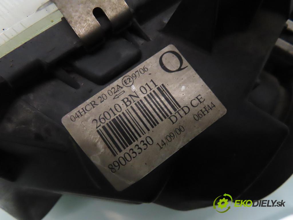 NISSAN ALMERA II (N16) HB 2000 84,00 1.8 - QG18DE 1769,00 světlo PP 26010BN011 ; 89003330