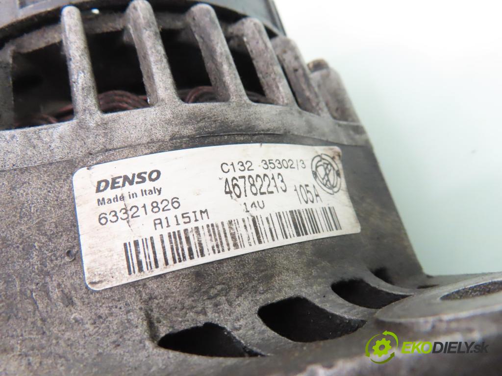 FIAT PUNTO (188_) HB 2003 63,00 1.9 JTD - 188 A7.000 1910,00 Alternátor 46782213 ; 63321826 (Alternátory)