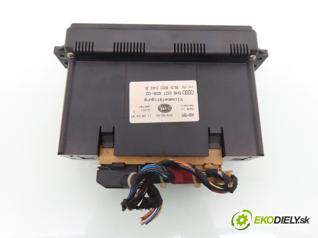 AUDI A3 (8L1) HB 1997 66,00 1.9 TDI - AGR 1896,00 Panel kúrenia KLIMATRONIK 8L0820043B ; 5HB00760800