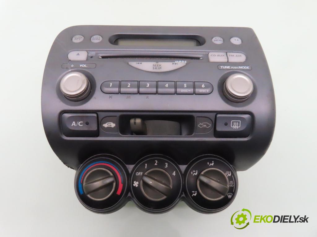 HONDA JAZZ II (GD_, GE3, GE2) HB 2003 61,00 1.3 (GD1) - L13A1 1339,00 RADIO CD 39100SAAG112M1