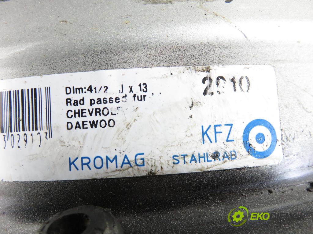 DAEWOO MATIZ (M100, M150) HB 2001 38,00 0.8 52 - F8CV 796,00 disky / disk plechový KBA43735