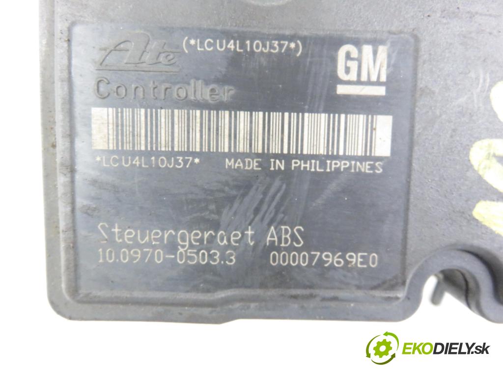 OPEL ASTRA H Kombi (A04) KOMBI 2005 59,00 1.7 CDTI - Z 17 DTL 1686,00 Pumpa ABS 10097005033 ; 13157575 ; 10020700224 (Pumpa ABS)